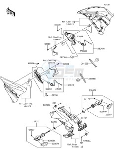 NINJA 650 EX650KJFA XX (EU ME A(FRICA) drawing Turn Signals