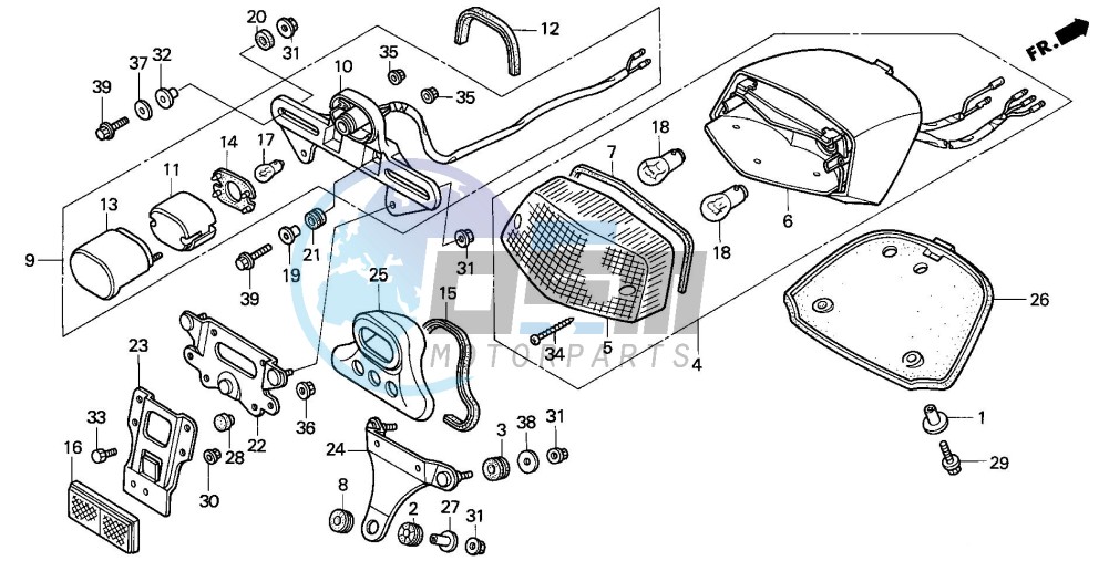 TAILLIGHT (VT1100C2-CM/2CM)