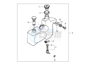 LX 2T 50 drawing Oil tank