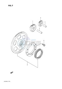 VX800 (E28) drawing STARTER CLUTCH