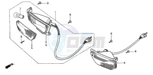 CH125 SPACY 125 drawing WINKER (CH125J/L/M/N/P/R)