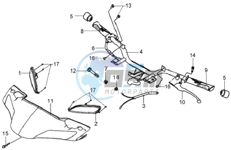 HANDLEBAR / BRAKE LEVERS / BRAKE CALIPER