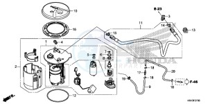 TRX500FE2E TRX500FE2 Europe Direct - (ED) drawing FUEL PUMP