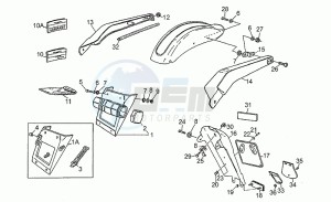 Nevada 750 drawing Number plate holder