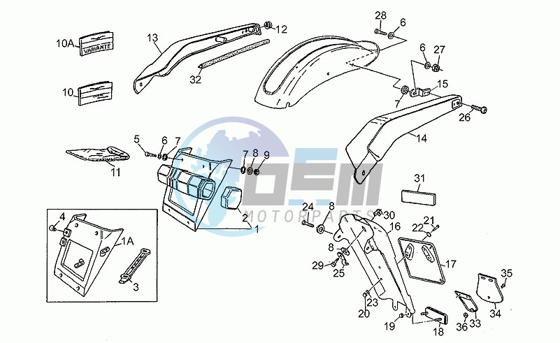 Number plate holder