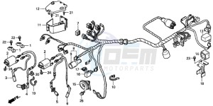 VT1100C2 drawing WIRE HARNESS