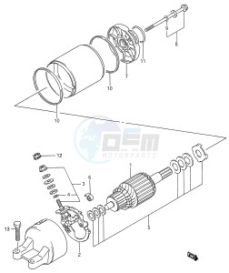 GSX600F (E28) Katana drawing STARTING MOTOR