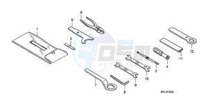 CBR1000RRA BR drawing TOOLS