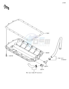 JET SKI ULTRA 310X JT1500LJF EU drawing Oil Pan