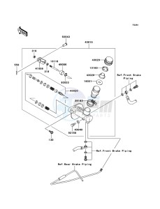 MULE_600 KAF400B7F EU drawing Master Cylinder