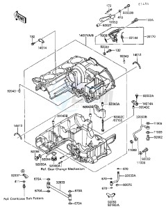 ZG 1000 A [CONCOURS] (A4-A6 A4 ONLY CAN) [CONCOURS] drawing CRANKCASE