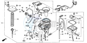 NSS250 JAZZ drawing CARBURETOR