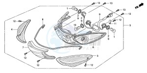 SH150R 125 drawing REAR COMBINATION LIGHT