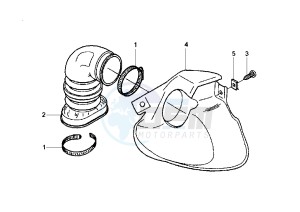 GRANTURISMO 125-200 drawing Box - Cooling variator