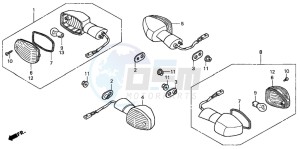 CBR600FR drawing WINKER (2)