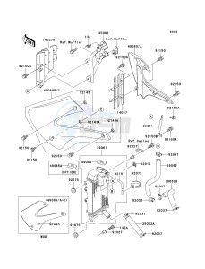 KX 100 D [KX100] (D1-D5) [KX100] drawing RADIATOR