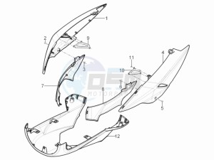 Typhoon 125 4t 2v e3 drawing Side cover - Spoiler