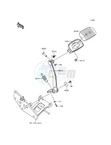 VULCAN_1700_VOYAGER_ABS VN1700BGF GB XX (EU ME A(FRICA) drawing Brake Pedal