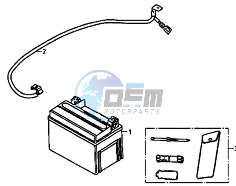 BATTERY / TOOLKIT