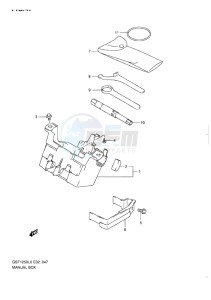 GSF-1250S BANDIT EU drawing MANUAL BOX