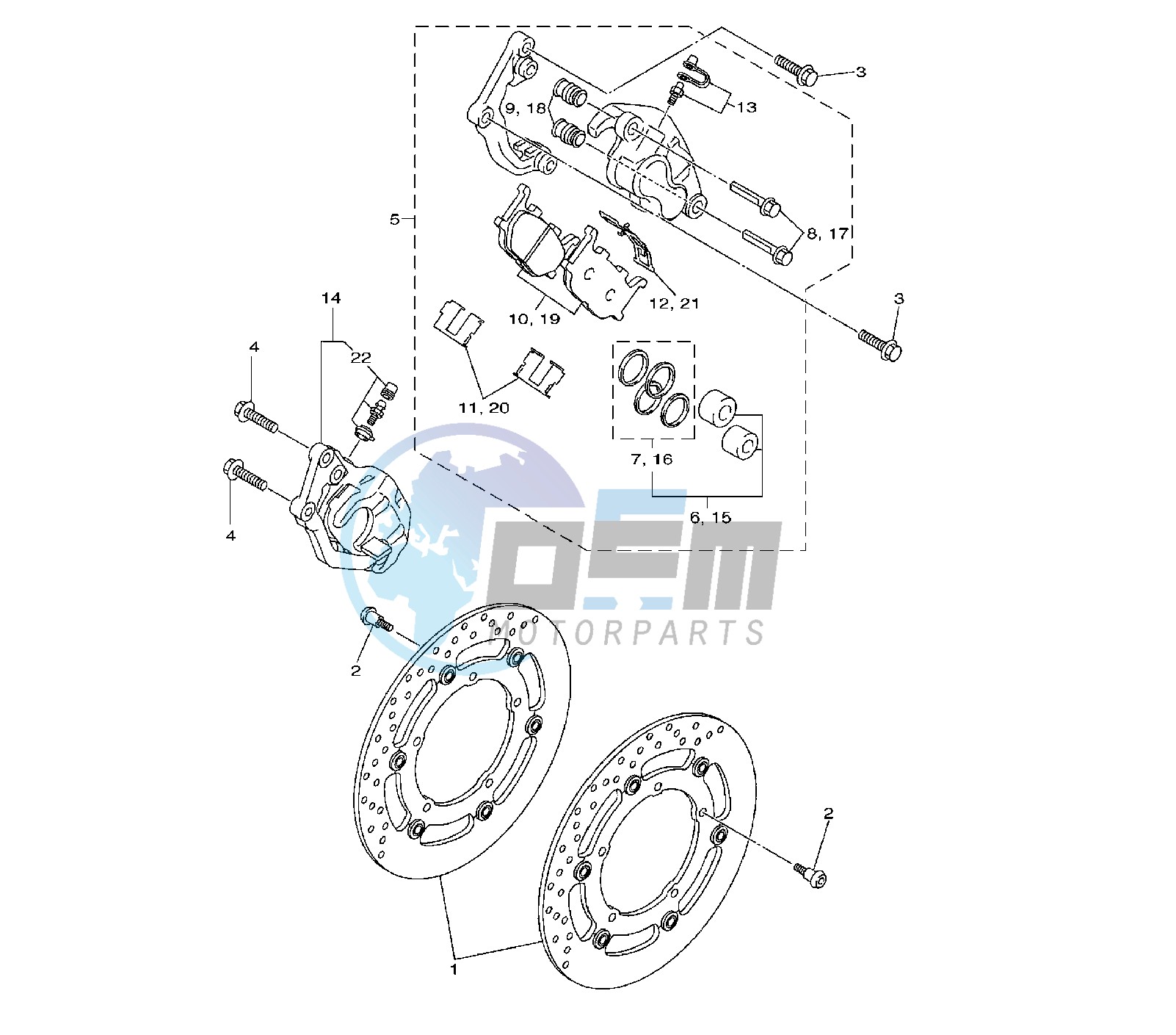 FRONT BRAKE CALIPER