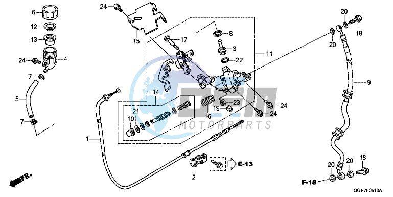 BRAKE MASTER CYLINDER (CBS)