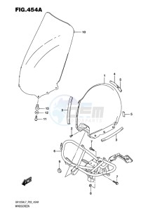 UH125 ABS BURGMAN EU drawing WINDSCREEN