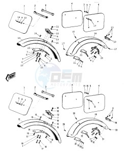 G31 M [CENTURION] (-M) 100 [CENTURION] drawing FENDERS_NUMBER PLATES