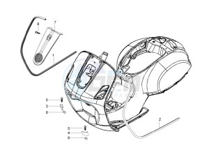 LX 50 4T 2V 25 Kmh Touring NL drawing Front shield