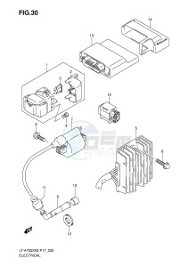 LT-A700X (P17) drawing ELECTRICAL (~F.NO.5SAAP41A 67110000)