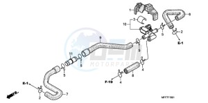 XL700V9 Europe Direct - (ED / SPC) drawing AIR INJECTION VALVE