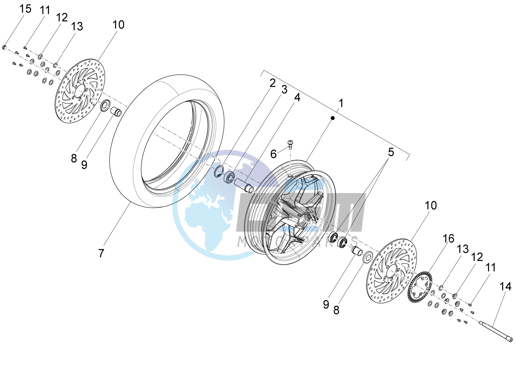 Front wheel