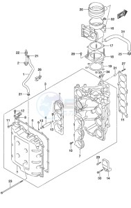 DF 350A drawing Throttle Body