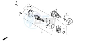 SFX50 drawing STARTING MOTOR