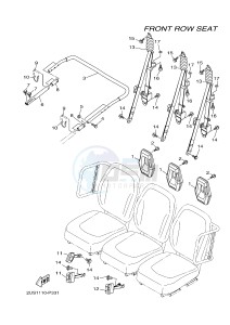 YXC700E VIKING VI EPS (2US5) drawing SEAT 2