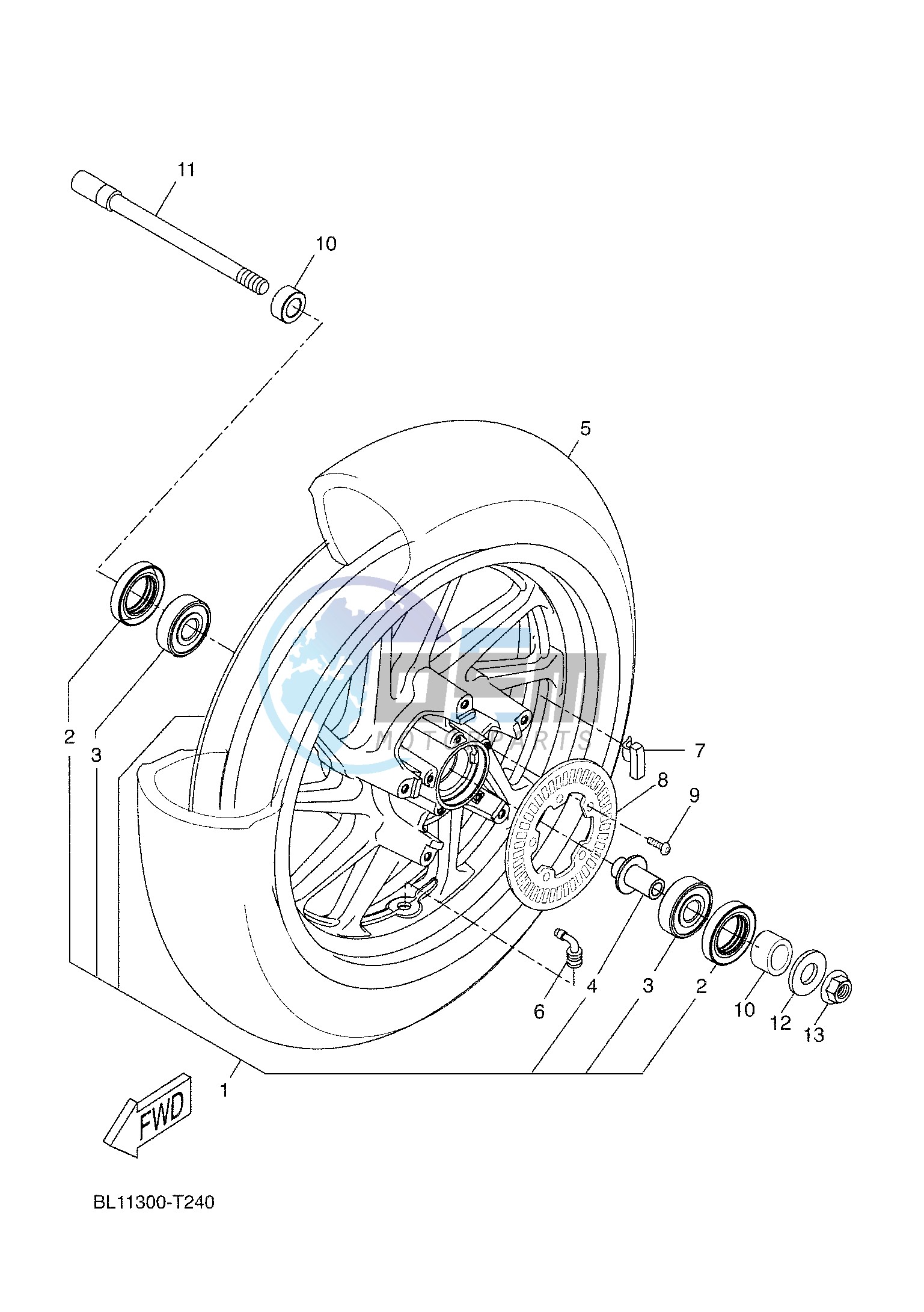 FRONT WHEEL