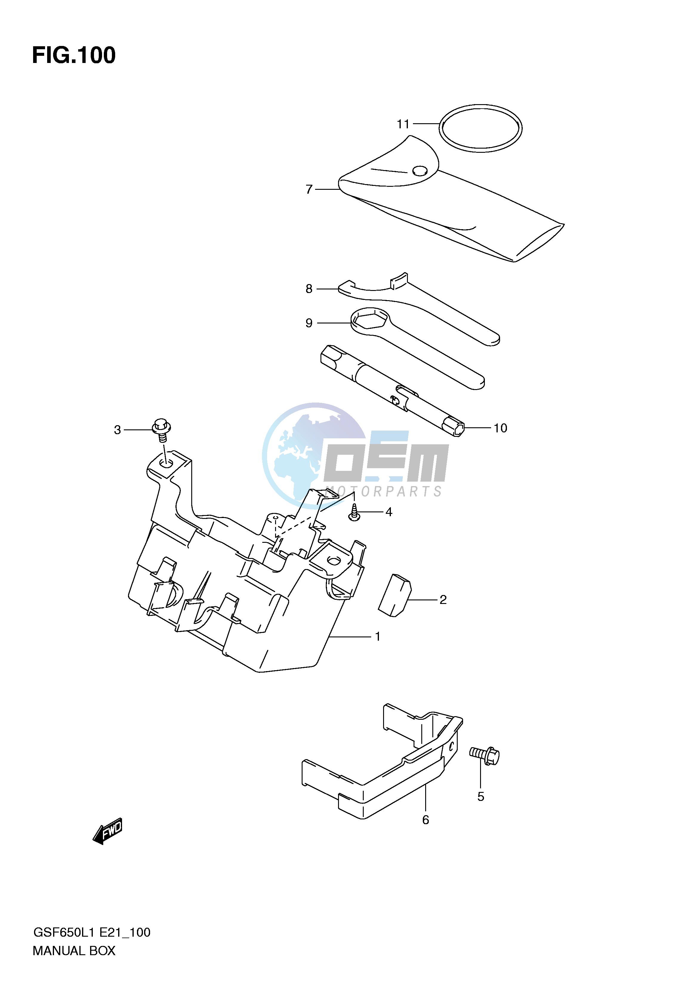 MANUAL BOX (GSF650UL1 E21)