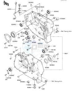 KL 250 D [KLR250] (D2-D3) [KLR250] drawing CRANKCASE