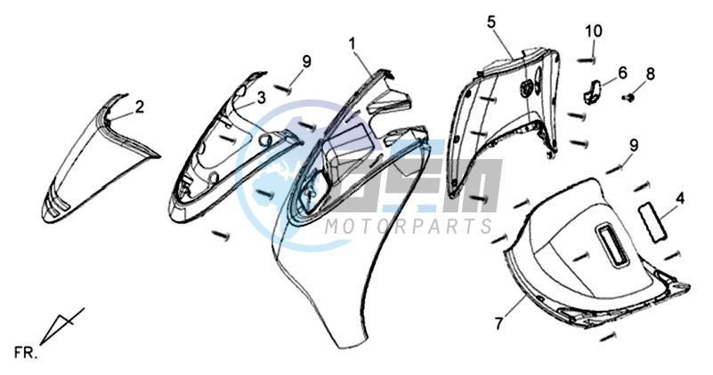 COWLING FRONT / COWLING INNER