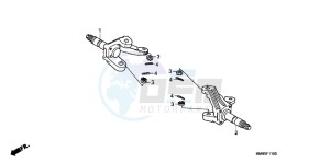 TRX250TMB drawing KNUCKLE