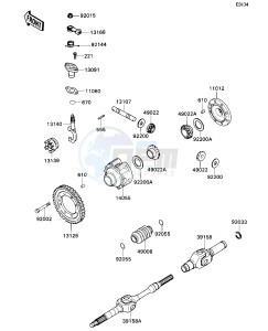 KAF 540 D [MULE 2020] (D1) [MULE 2020] drawing DRIVE SHAFT