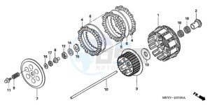 CRF450X9 U drawing CLUTCH