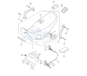 XT X 660 drawing SEAT