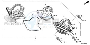 CBR125RSF CBR125RS E drawing METER