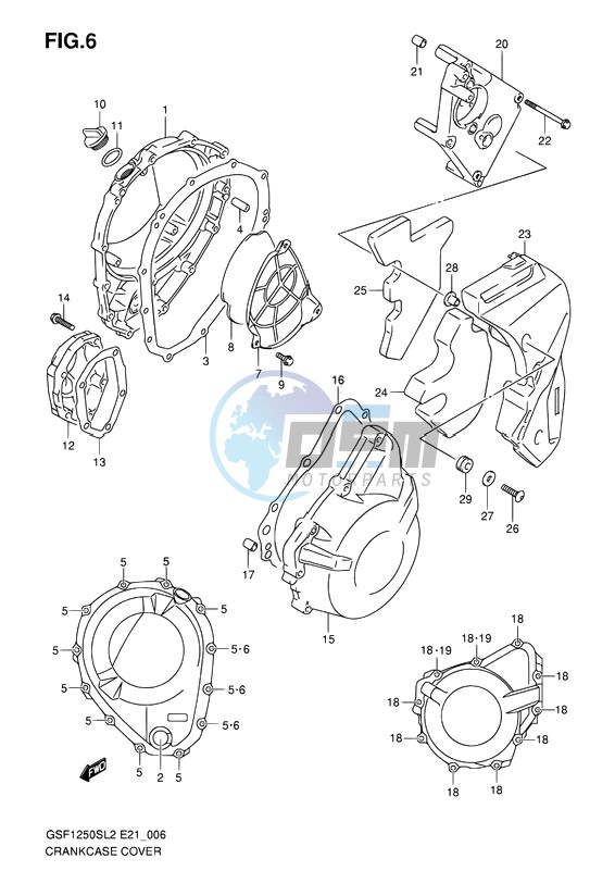 CRANKCASE COVER