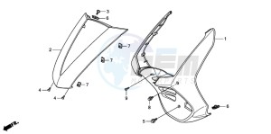 FES150 125 PANTHEON drawing FRONT COVER (FES1253-5)(FES1503-5)