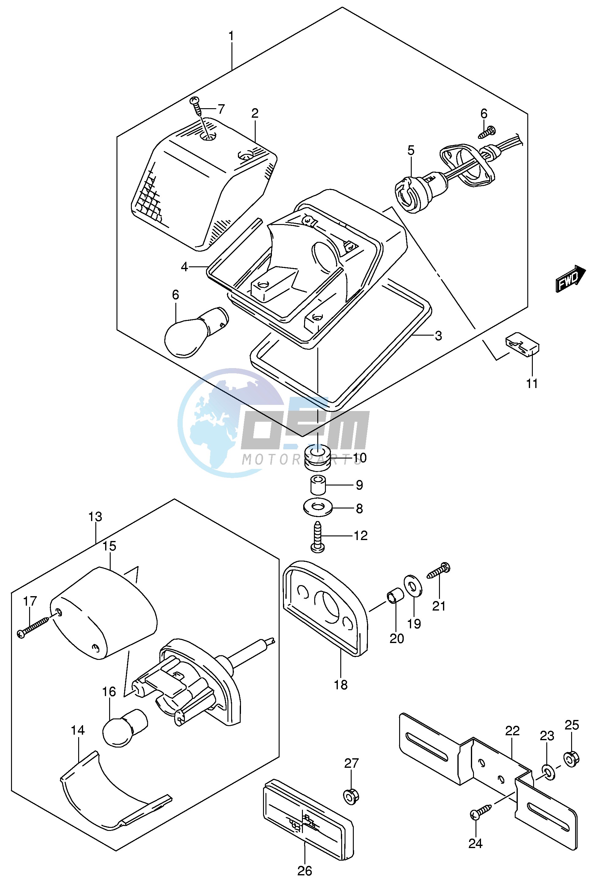 REAR COMBINATION LAMP