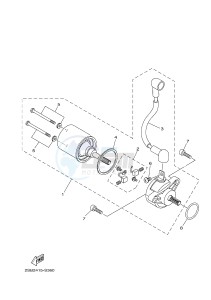 YS125-5C YS125 (BT41) drawing STARTING MOTOR