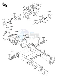 ZN 1300 A [VOYAGER] (A1-A4) [VOYAGER] drawing SWING ARM