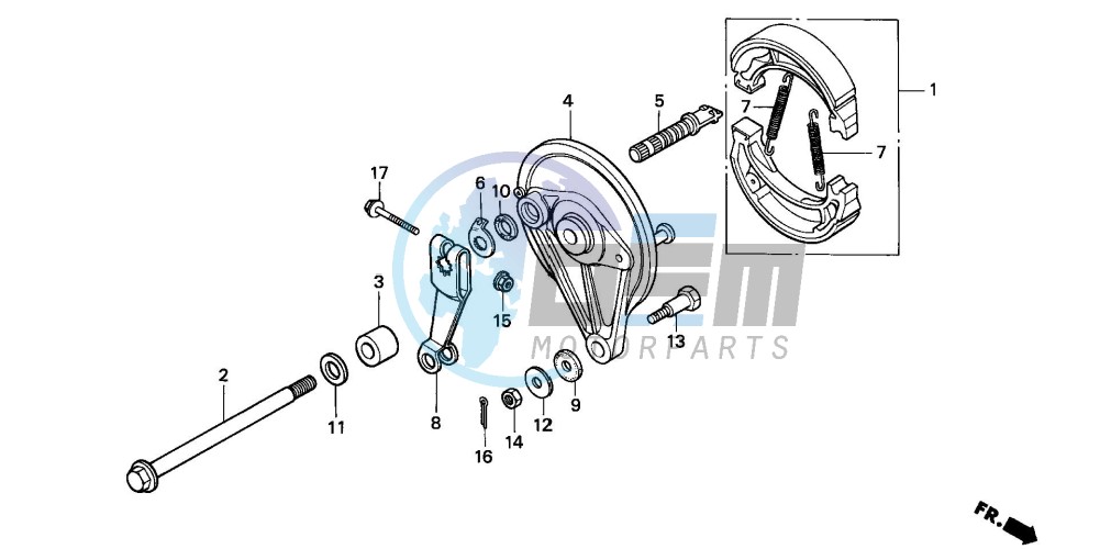 REAR BRAKE PANEL